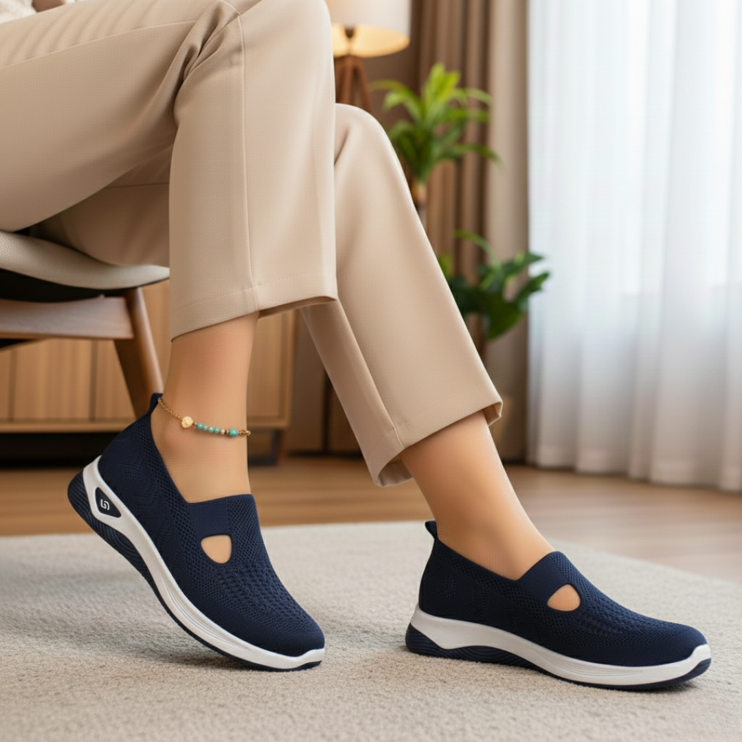 Zapatillas de Malla con Suela Ergonómica Inteligente – Corrige tu pisada y protege tu columna